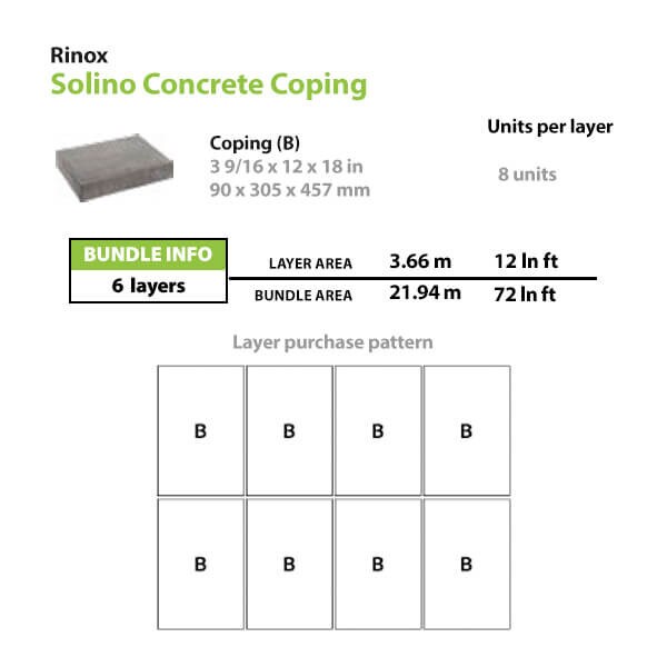 Rinox Solino Concrete Coping